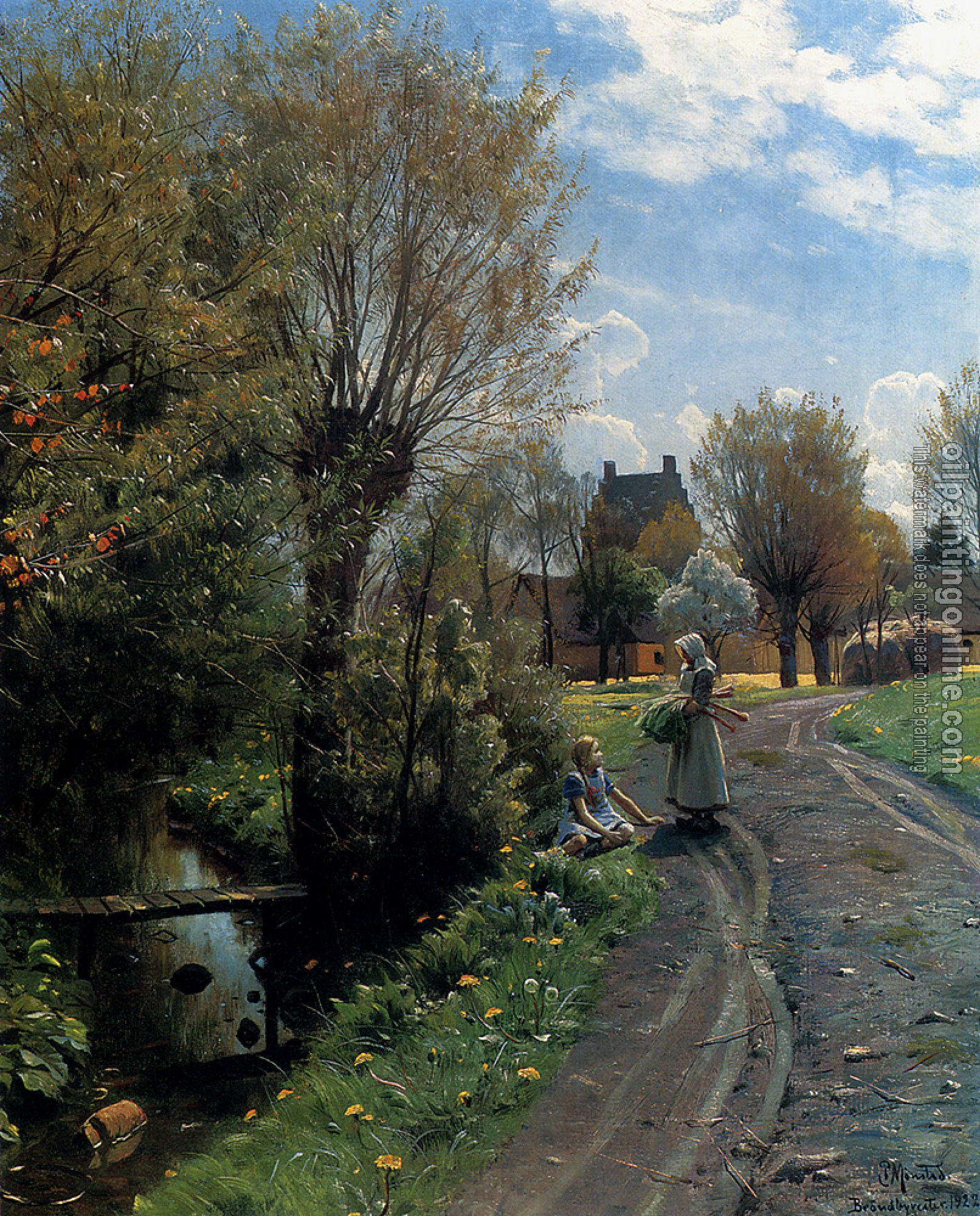 Monsted, Peder Mork - By The River Brondbyvester